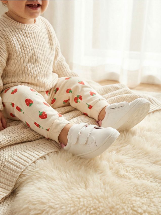 Sinsay - Teniși cu talpă din piele - alb