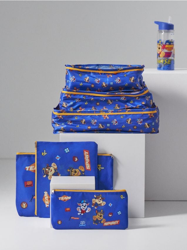 Sinsay - Set de organizatoare pentru valiză PAW Patrol 6 pack - indigo