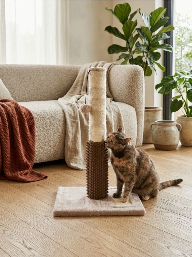 Sinsay - Covoraș de zgârieturi pentru pisică - crem