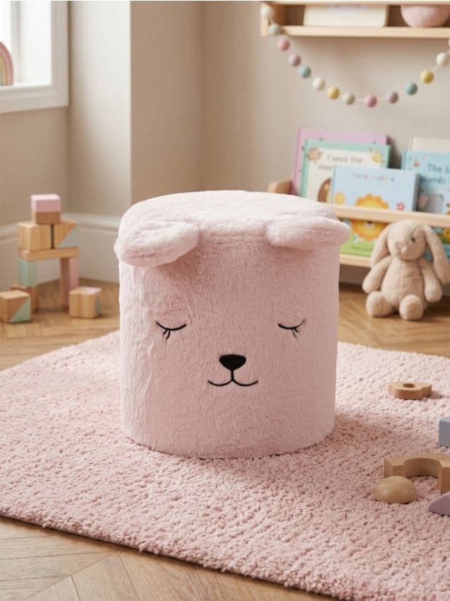 Sinsay - Pouf în formă de iepuraș - roz-pastel
