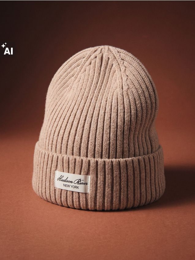 Sinsay - Căciulă Beanie cu Vâscoză - bej