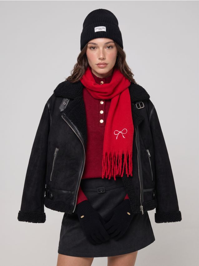 Sinsay - Căciulă Beanie cu Vâscoză - negru
