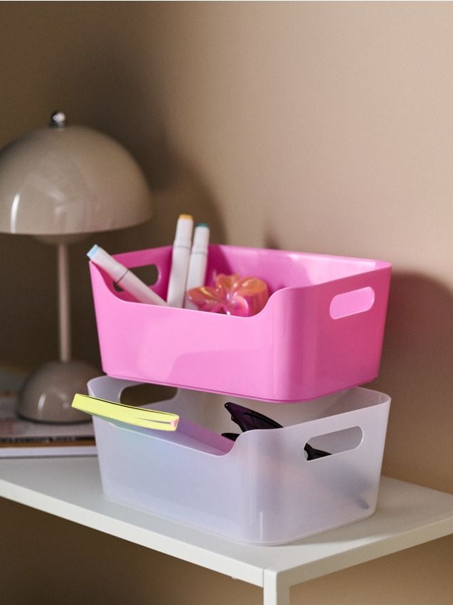 Sinsay - Cutie de depozitare cu mânere - roz