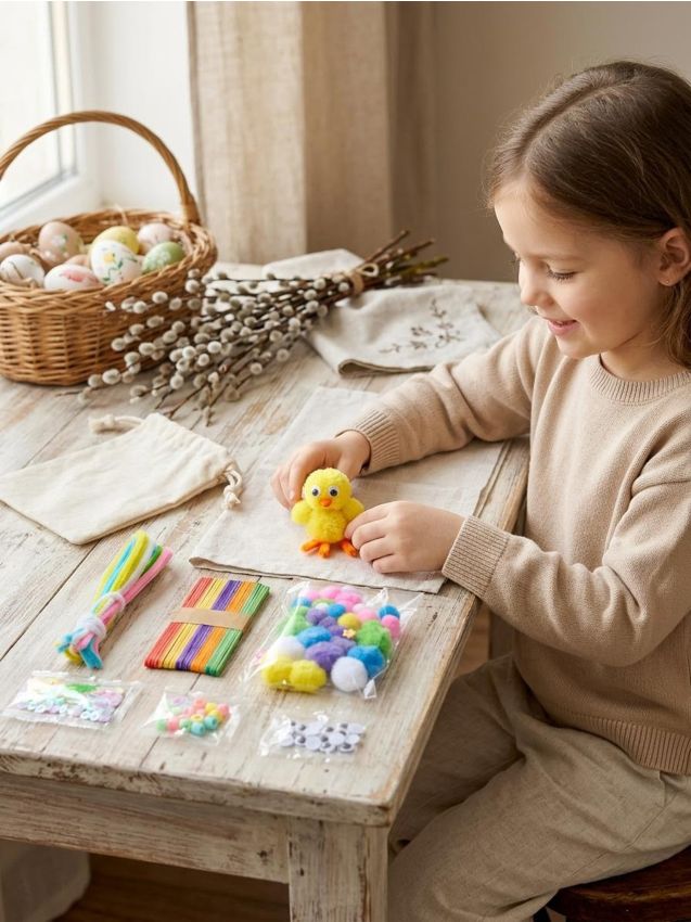 Sinsay - Set DIY pentru realizarea decorațiunilor de Paște 6 pack - multicolor