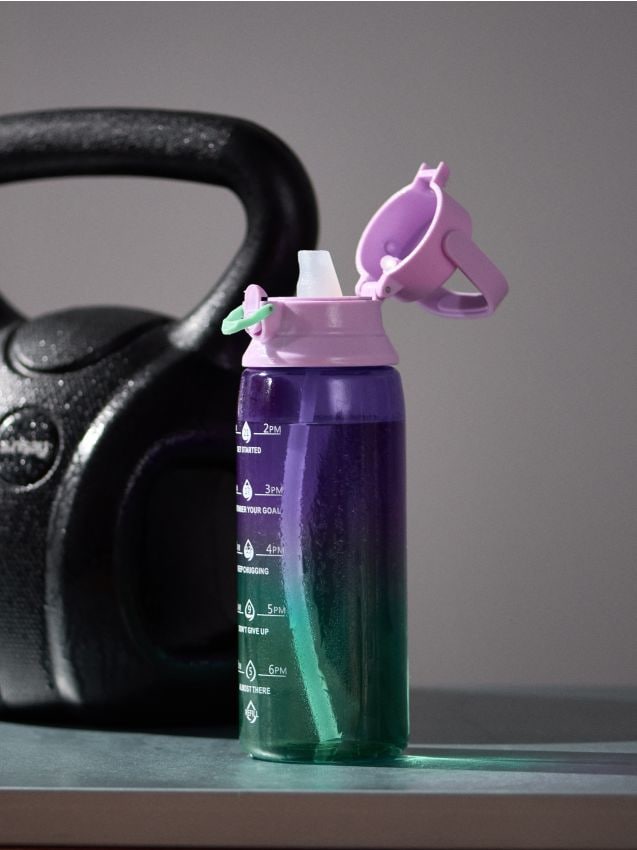 Sinsay - Sticlă cu scară motivațională - lavand