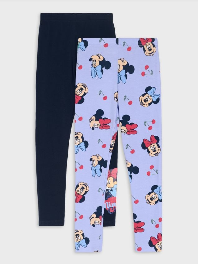 Sinsay - Colanți din bumbac Minnie Mouse - bleumarin