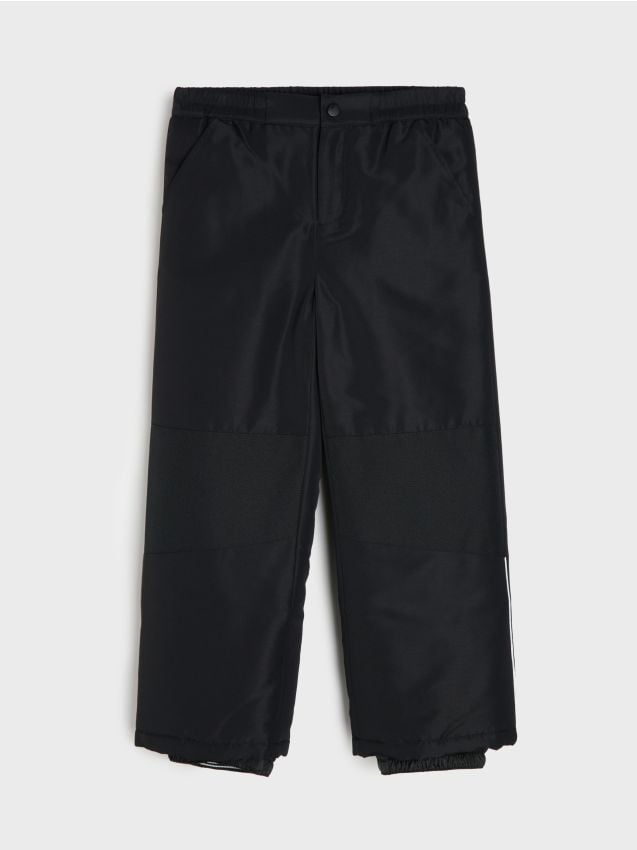 Sinsay - Pantaloni cu elemente reflectorizante - negru