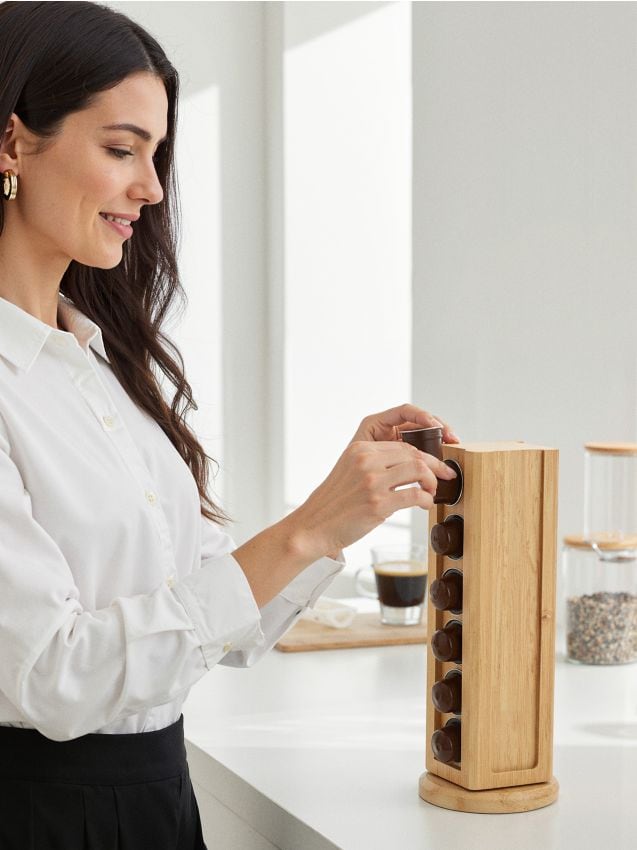 Sinsay - Organizator pentru capsule de cafea - bej