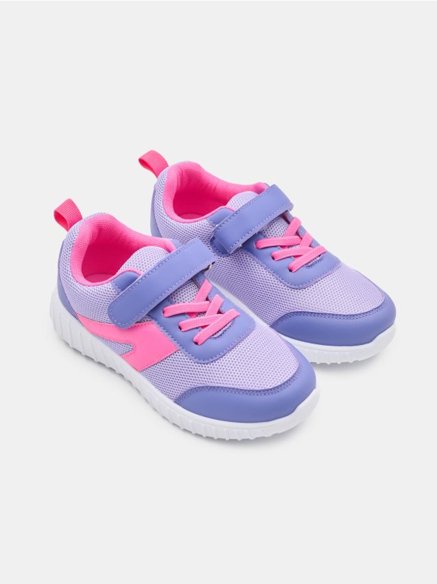 Sinsay - Sneakersy zapinane na rzep i elastycznymi sznurówkami - wielobarwny