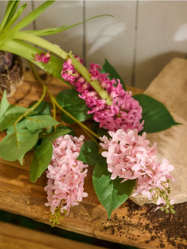 Sinsay - Plantă artificială decorativă - roz-pastel