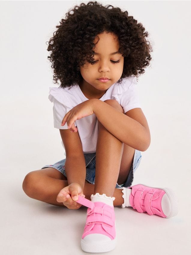 Sinsay - Teniși de pânză - roz-aprins