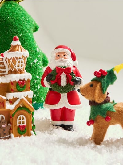 Χριστουγεννιάτικη διακόσμηση σε σχήμα Άη Βασίλη