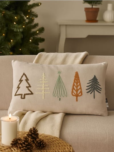 Dekorační polštář s vánočním motivem