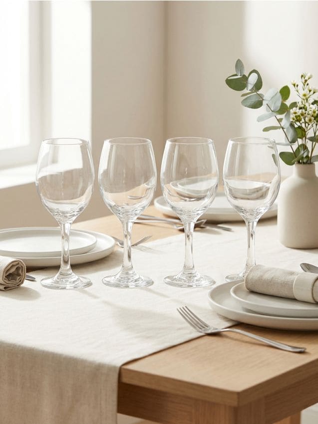 Sinsay - Set de 4 pahare - clear
