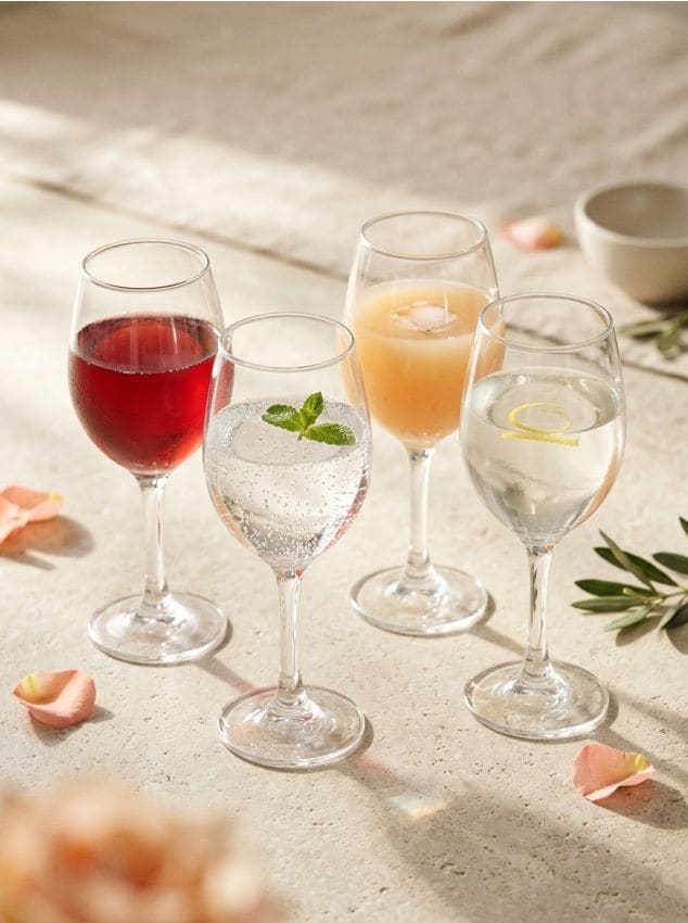 Sinsay - Set de 4 pahare - clear
