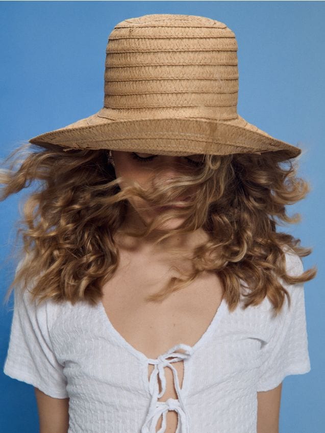 Sinsay - Pălărie împletită - bej