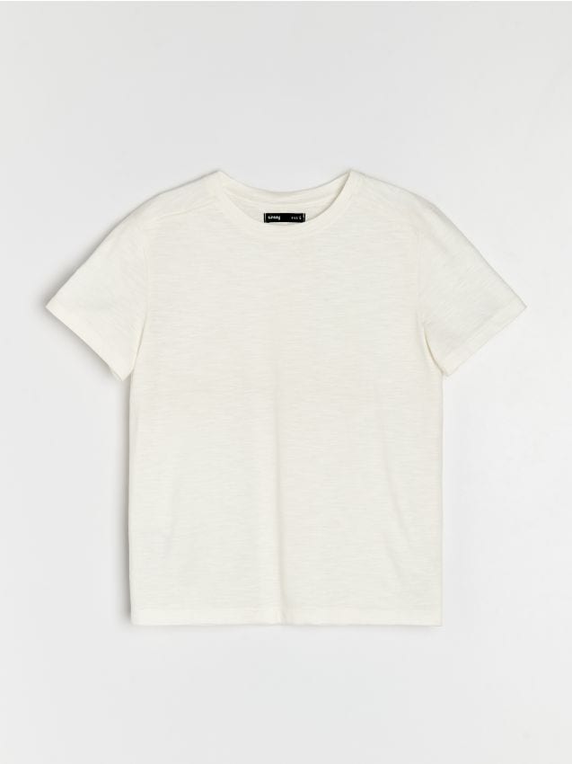 Sinsay - Tricou melanj - crem