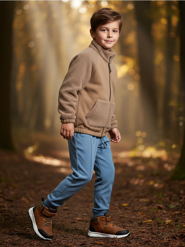 Sinsay - Pantaloni jogger - Gri-albăstrui