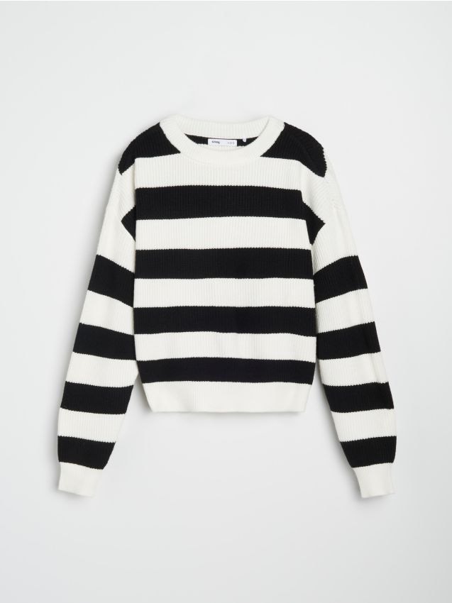 Sinsay - Pásikavý sveter - viacfarebná