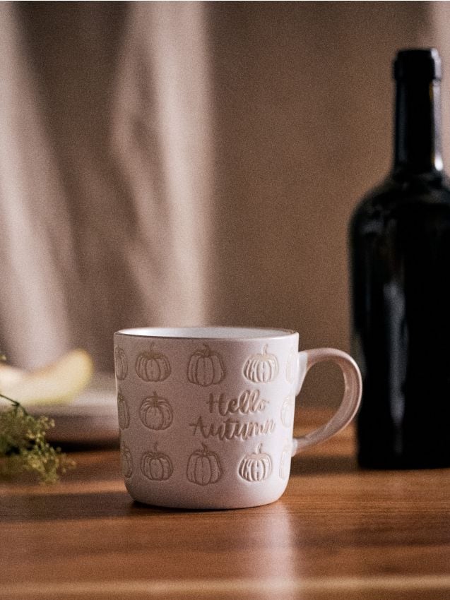 Sinsay - Cană ceramică cu toartă - multicolor