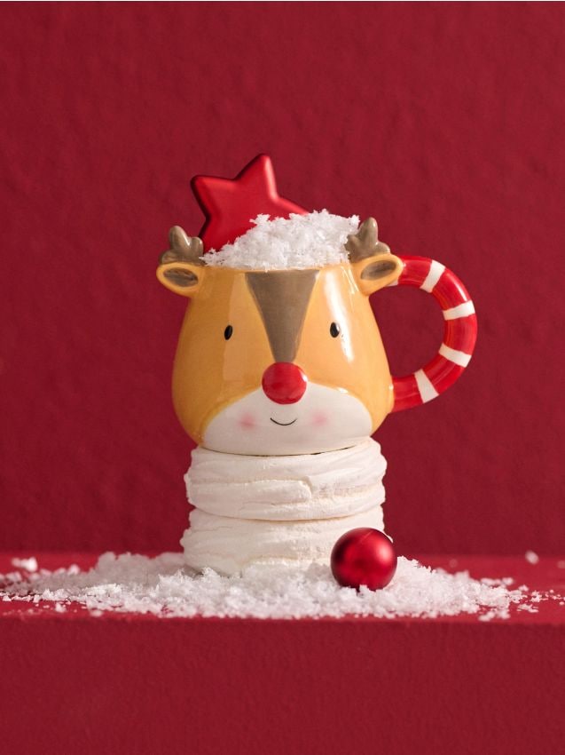 Sinsay - Hrnček so sviatočným motívom - červená