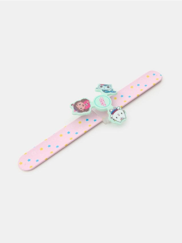 Sinsay - Brățară slap Gabbys Dollhouse cu aplicații 3D - multicolor