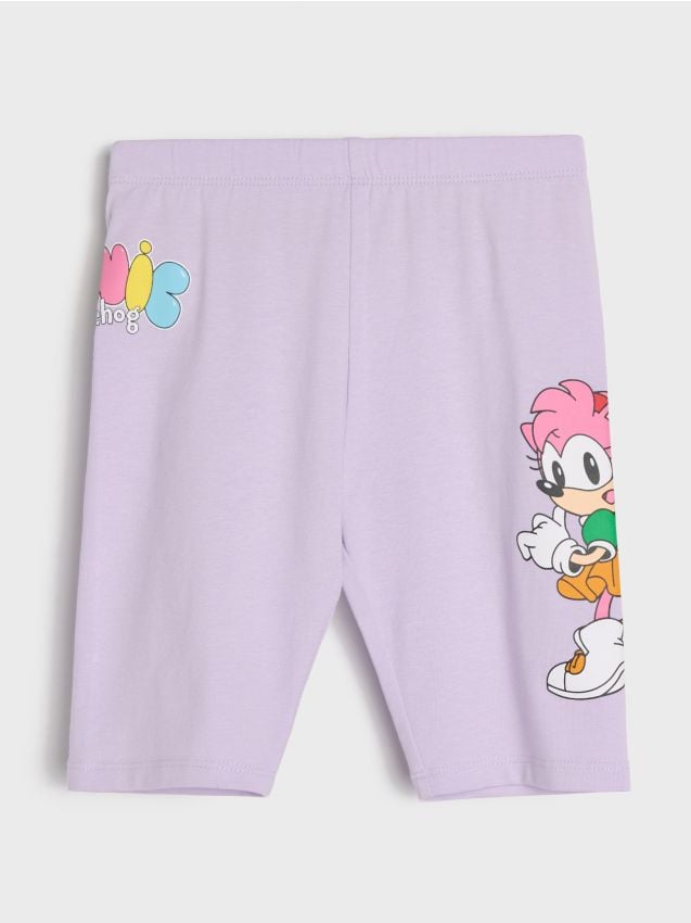 Sinsay - Colanți scurți Sonic The Hedgehog - lavand