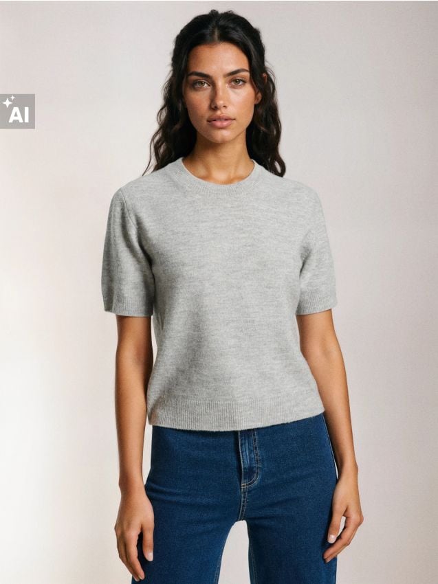 Sinsay - Džemper bluza s mješavinom vune Plus size