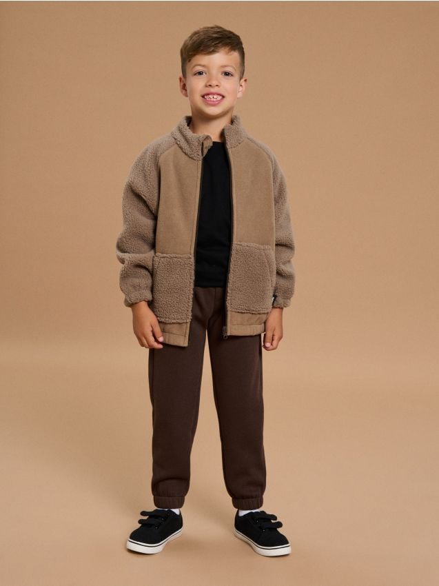 Sinsay - Jogger - marrone scuro