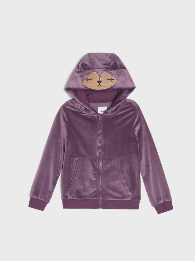 Sinsay Sinsay - Φούτερ - σκουρο βιολετι