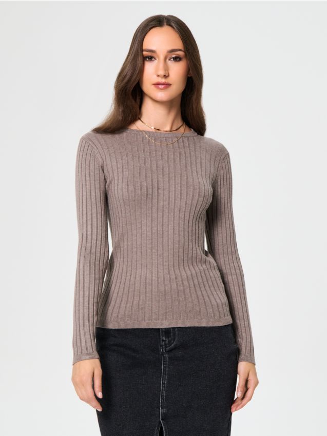 Sinsay Sinsay - Πουλόβερ - καφε τζιν