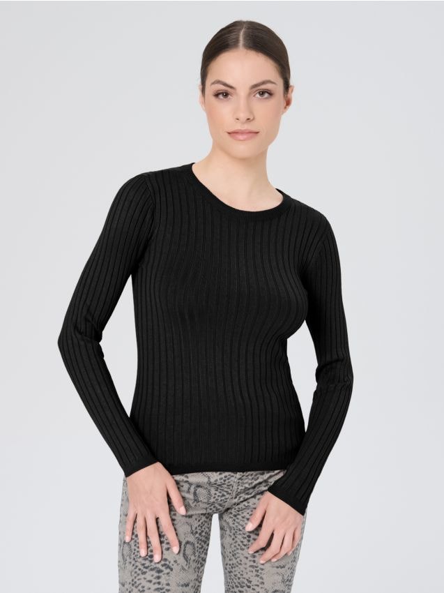 Sinsay - Sveter s dlhými rukávmi - čierna