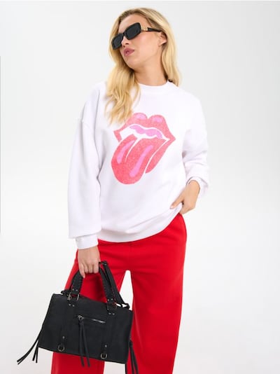 Суитшърт с принт The Rolling Stones