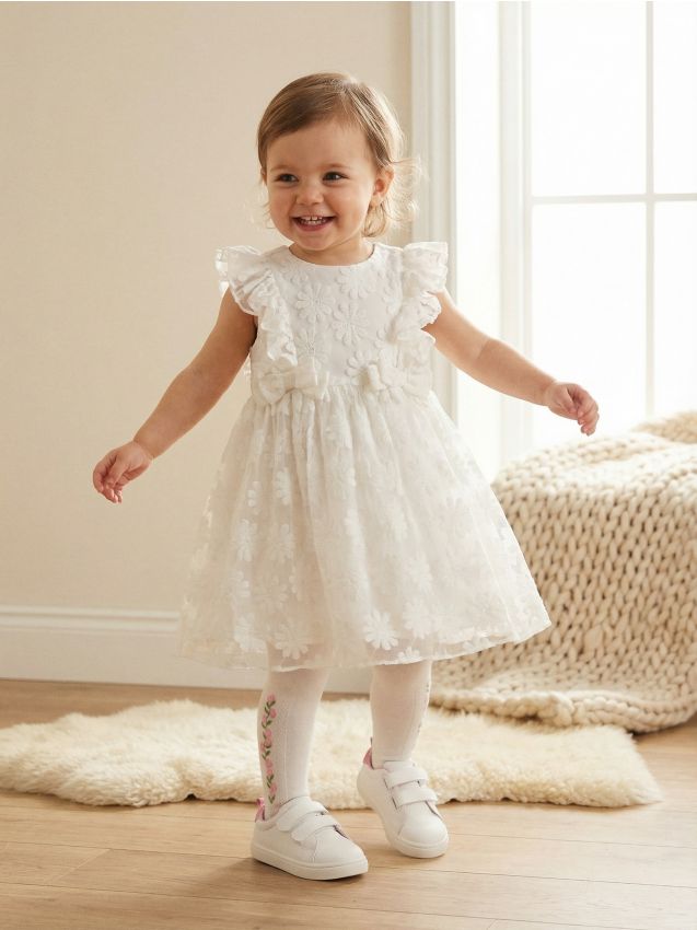 Sinsay - Rochie elegantă din tul - alb