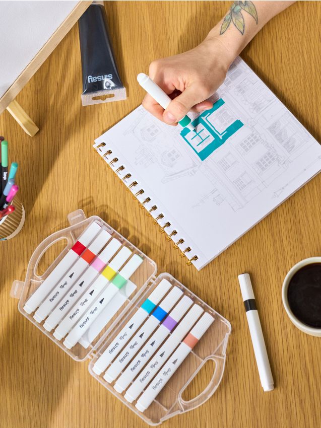 Sinsay - Set de carioci colorate, set de 12 - multicolor