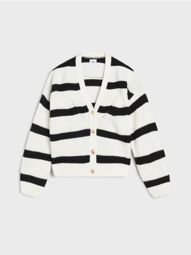 Sinsay - Kardigán s ozdobnými gombíkmi - viacfarebná