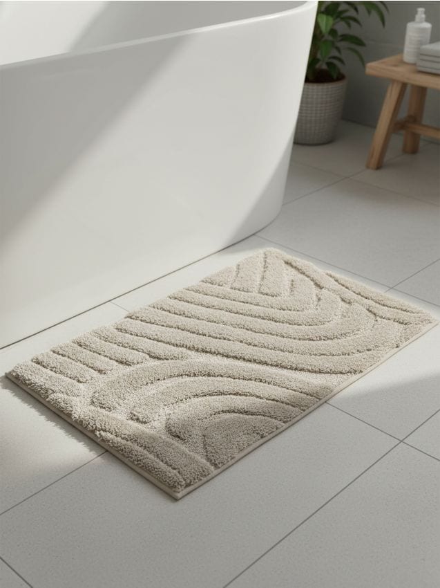 Sinsay - Covoraș de baie cu model embosat - bej