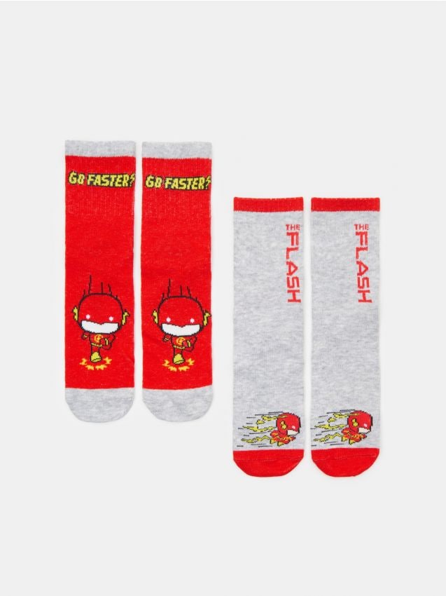 Sinsay - Skarpetki Flash 2 pack - szary