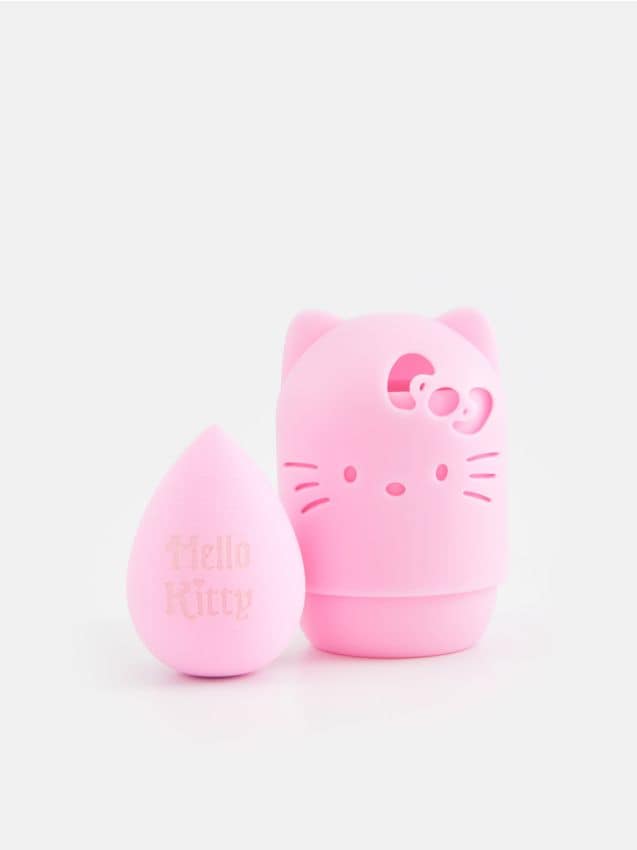 Sinsay - Set de 2 bureți pentru machiaj Hello Kitty - roz-pastel