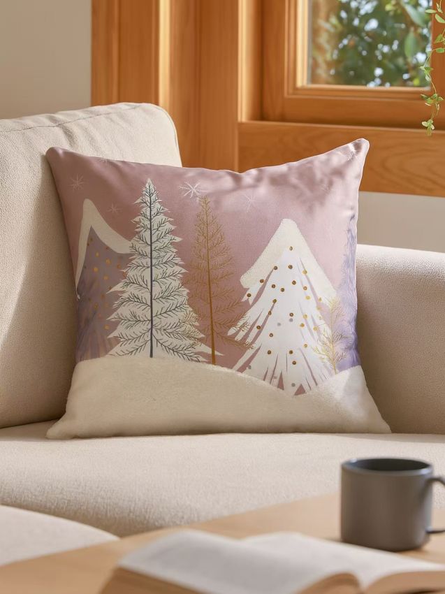 Sinsay - Dekoračný vankúš s motívom zimných stromov - viacfarebná