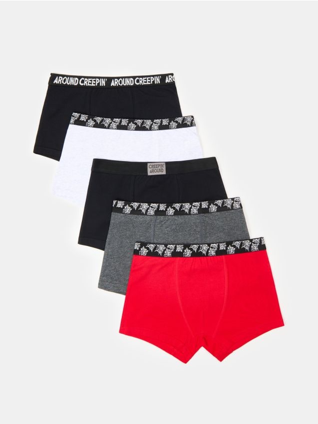 Sinsay - Boxeri din bumbac, set de 5 - multicolor
