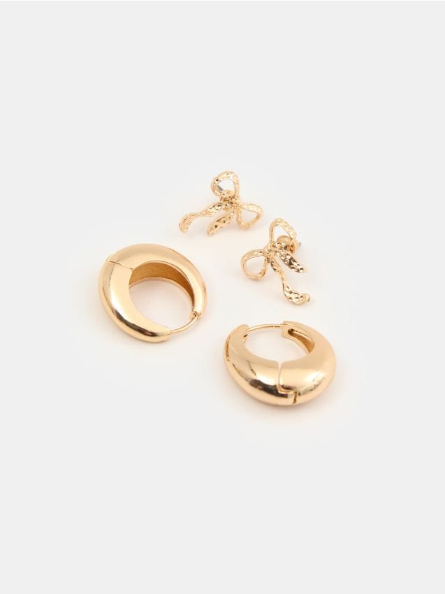 Sinsay - Set de 2 perechi de cercei - auriu