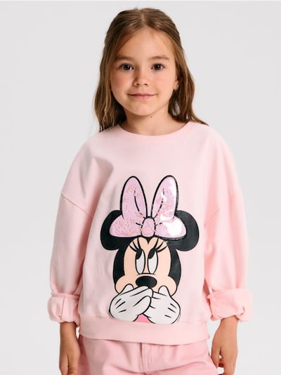 Dukserica sa ukrasnom mašnom Minnie Mouse