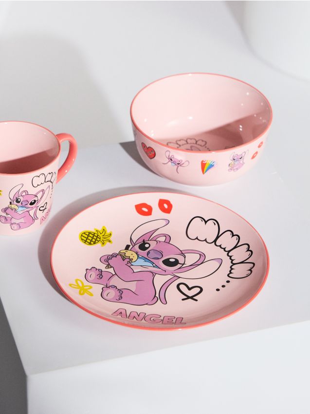 Sinsay - Farfurie ceramică Lilo & Stitch - multicolor