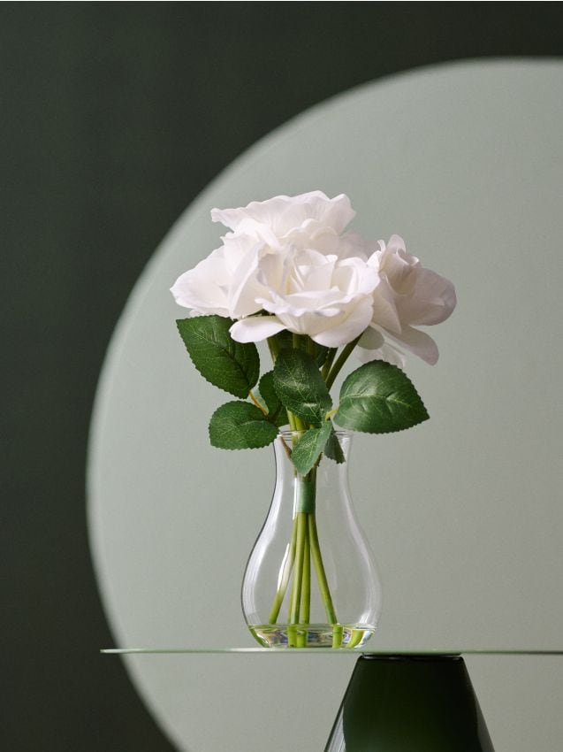 Sinsay - Plantă decorativă – buchet de trandafiri - alb