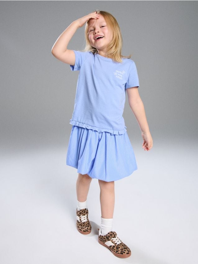 Sinsay - Adidași cu model panteră și talpă din piele naturală - cafeniu