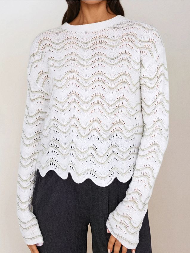 Gestreifter Pullover - SINSAY