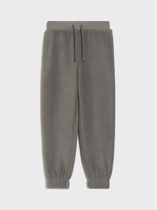 Sinsay - Pantaloni de polar - negru-antracit
