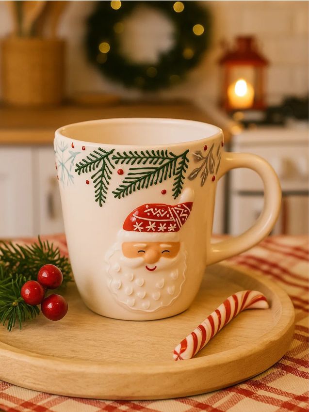 Sinsay - Hrnček so sviatočným motívom - biela