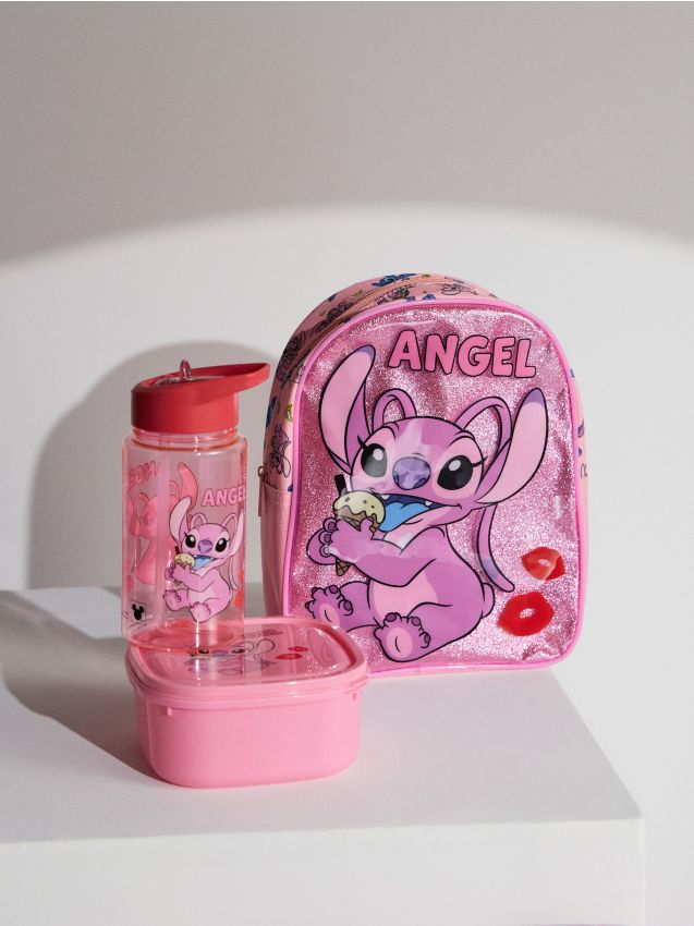 Sinsay - Set: rucsac, bidon și lunchbox Lilo & Stitch 3 pack - multicolor